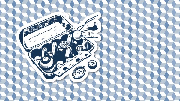 Memo-leg med æggebakke